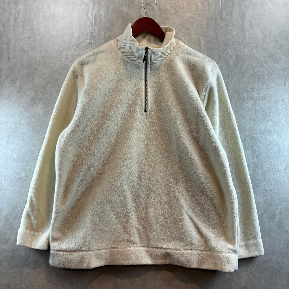 Liz-claiborne Women's Cream and White Sweatshirt
